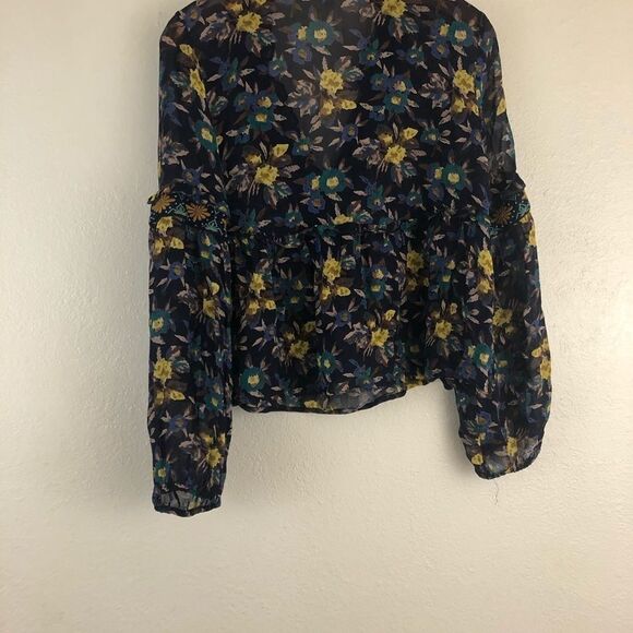 Meadow Row Strasser Floral Print long sleeve S - Picture 8 of 9